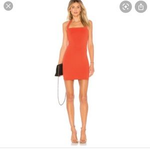 Orange Bodycon Dress